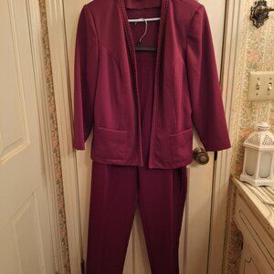 Vintage Maroon Suit